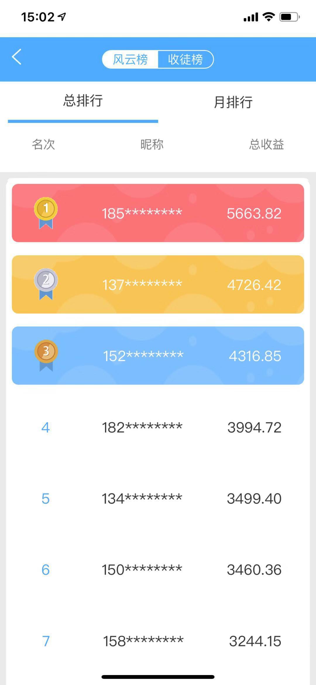 人气达人APP应用截图